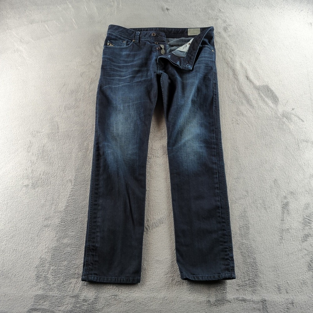 Diesel Slim Men Jeans Dark Blue Wash